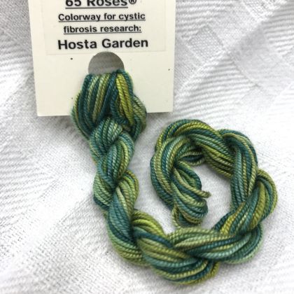      65 Roses® 'Hosta Garden' - Thread, Shinju (#5 silk perle): click to enlarge