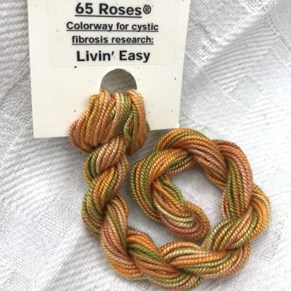      65 Roses® 'Livin' Easy' - Thread, Shinju (#5 silk perle): click to enlarge