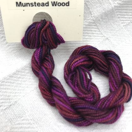      65 Roses® 'Munstead Wood' - Thread, Shinju (#5 silk perle): click to enlarge