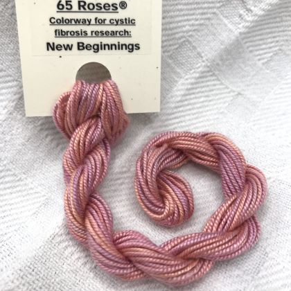      65 Roses® 'New Beginnings' - Thread, Shinju (#5 silk perle): click to enlarge