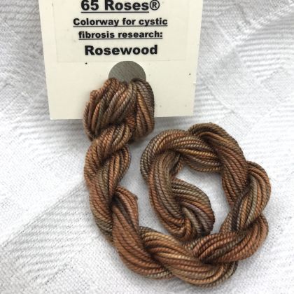      65 Roses® 'Rosewood' - Thread, Shinju (#5 silk perle): click to enlarge