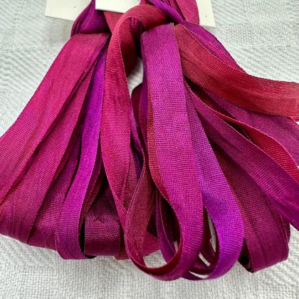      65 Roses® 'Burlesque' -  7mm Silk Ribbon: click to enlarge