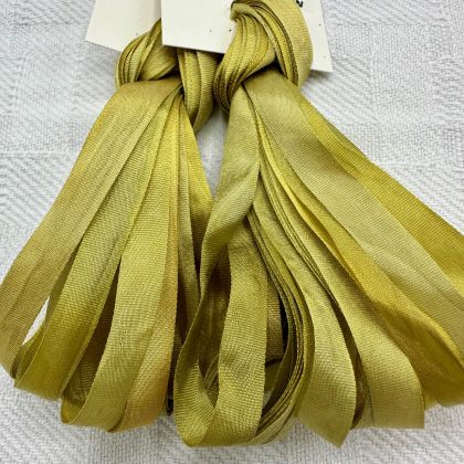      65 Roses® 'Gelosia Yellow' -  7mm Silk Ribbon: click to enlarge