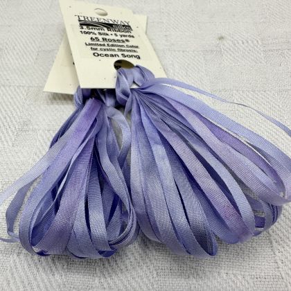      65 Roses® 'Ocean Song' -  3.5mm Silk Ribbon: click to enlarge