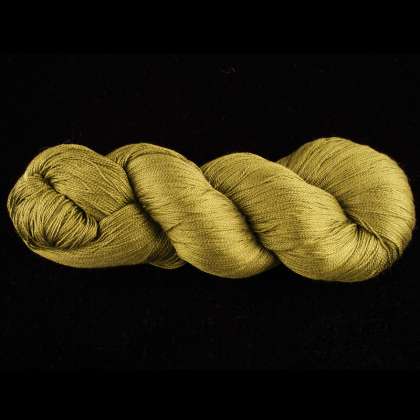 Color Now! - Alirio-Thicker Silk Noil Yarn -  952 Pheasant Green: click to enlarge