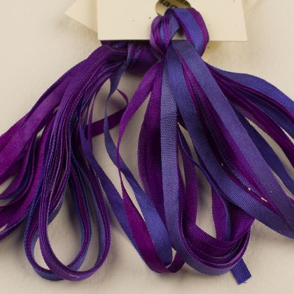      65 Roses® 'Bleu Magenta' -  3.5mm Silk Ribbon: click to enlarge