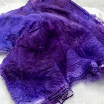 Hand-dyed Silk Hankies - Limited Edition Mountain Majesty: click to enlarge