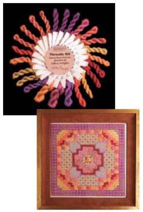 Thread Pack - DebBee's Designs - Garden of Silken Delights "Autumn Mums" colorway: click to enlarge