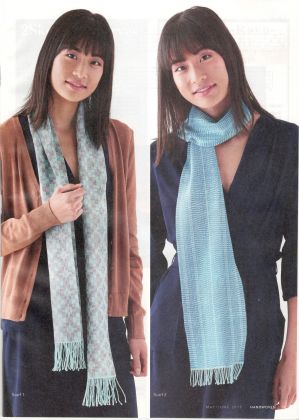 Kit - Weaving - Limited Edition "Surprising Crackle" Silk Scarves by Susan Wilson: click to enlarge