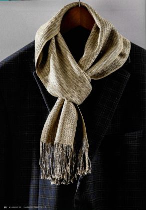 Kit - Weaving - "Natural Elegance" Scarves by Judy Stewart: click to enlarge