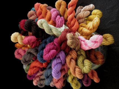 ALL 121 Colors (1 each) - Thread, Harmony (6-strand silk floss): click to enlarge