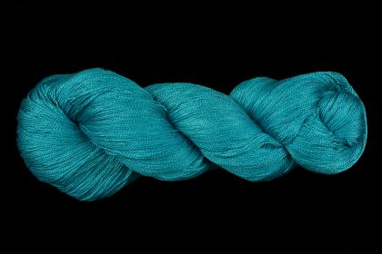 Color Now! - Kiku Silk Yarn -   15 Azure: click to enlarge