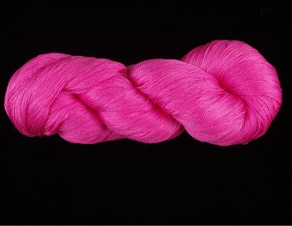 Color Now! - Kiku Silk Yarn -  319 Hot Lips: click to enlarge
