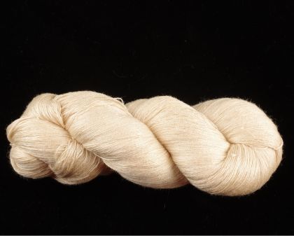 Kundana - 100% Tussah (Wild Silk) Spun Yarn, 35/2, lace/thread weight : click to enlarge