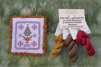 Thread Pack - Louise Henderson "A Christmas Sampler Miniature": click to enlarge