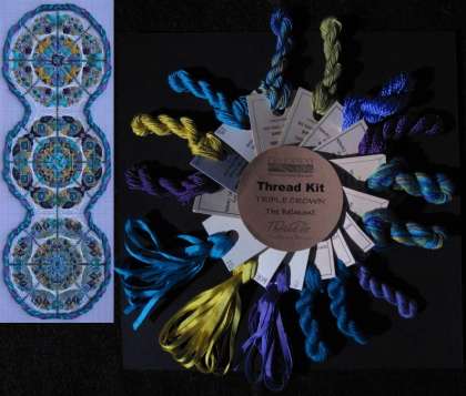 Thread & Ribbon Pack - Threedles Needleart Design's - Triple Crown "The Belmont": click to enlarge