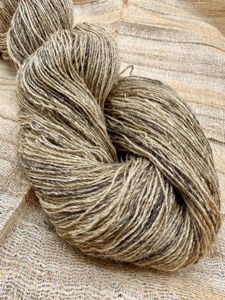 Wild Tasar 40/2x2 - 100% Organic Wild Tasar Silk Yarn: click to enlarge