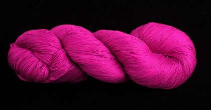 Color Now! - Kiku Silk Yarn -  210 Berry Blaze: click to enlarge
