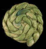 Celadon - Hand-dyed Tussah Combed Top/Sliver 25g