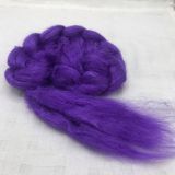  Limited Edition &quot;Violets&quot; - Hand-dyed Tussah Combed Top/Sliver   25g