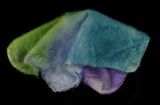 Hand-dyed Silk Hankies - Lily Pond
