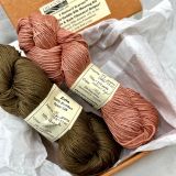 Kit - Rigid Heddle Limited Edition "65 Roses Light & Dark Fibonacci Stripes" Silk Scarves Kit