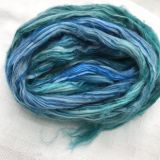 Salt Spring Island Limited Edition - 'Vesuvius Bay' Silk/Cotton Combed Top/Sliver 25g