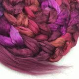 Salt Spring Island Limited Edition 'Plum Tree' - Bombyx Silk Combed Top/Sliver 25g