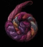 Salt Spring Island 'Twilight Valley' - Tussah Roving/Sliver 25g