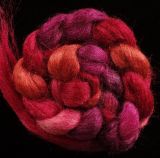 Salt Spring Island 'Plum Tree' - Tussah Silk Combed Top/Sliver 25g