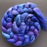 Salt Spring Island Limited Edition 'Lupines in Bloom' - Tussah Silk Roving/Sliver 25g