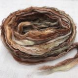 Salt Spring Island Limited Edition - 'Ruckle Park' Silk/Cotton Combed Top/Sliver 25g