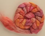 Salt Spring Island 'Dawn' - Tussah Silk Combed Top/Sliver 25g