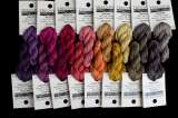 ALL  16 Natural-Dyes Colors (1 each) - Thread, Harmony (6-strand silk floss)