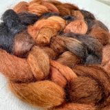 Salt Spring Island Limited Edtion 'Coffee Break' - Tussah Silk Combed Top/Sliver 25g
