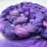 Salt Spring Island Limited Edition 'Lilac Blossoms' - Tussah Silk Combed Top/Sliver 25g