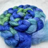 Salt Spring Island Limited Edition 'West Okoboji Lake' - Tussah Silk Combed Top/Sliver 25g