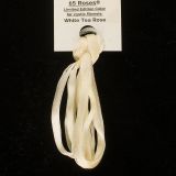 65 Roses® 'White Tea Rose' - 3.5mm Silk Ribbon