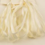      65 Roses® 'White Tea Rose' -  3.5mm Silk Ribbon