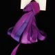      65 Roses® 'Bleu Magenta' -  7mm Silk Ribbon