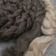 Organic Peduncle Tasar Silk Combed Top/Sliver (A1 Grade) Wild Silk -  50g