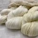 OmShanti White - 100% White Eri (Wild Silk) Yarn, 20/2 lace weight