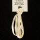     65 Roses® 'White Tea Rose' -  3.5mm Silk Ribbon