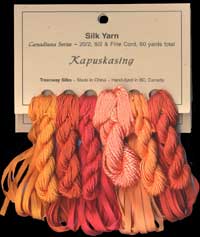 Canadiana Series – Kapuskasing: Paprika 204, Cantaloupe 31, Salmonberry 32, Hollyhock 26, Mardi Gras 205, Sundance 36