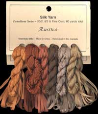 Canadiana Series – Rustico: Smokey Topaz 17, November Maverick 226, Captain Olive 225, Tiramisu 33, Crème Brulée 9511, Ochre 9515