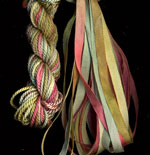 montano series fine cord silk thread and 3.5mm silk ribbon in auckland