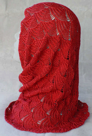 Silk Smoke knitted by Jackie Erickson-Schweltzer