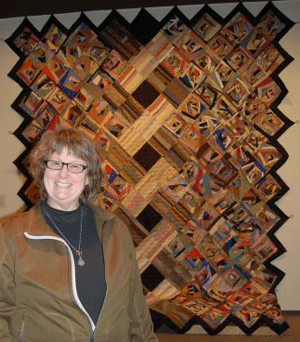 Nancy Cole, quilt 'I Am A Log Cabin'