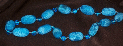 Maire Seabrook silk cocoon necklace