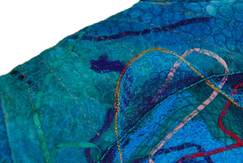 vikki zulp wearable art silky shrug detail 2